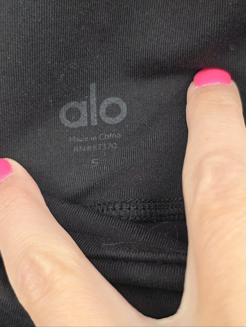 ALO Shelia High Waist Legging Black Small‎